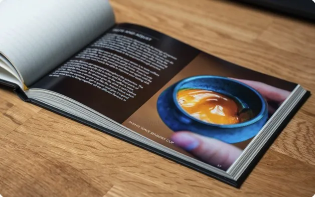 A guide page inside The Brew Ledger